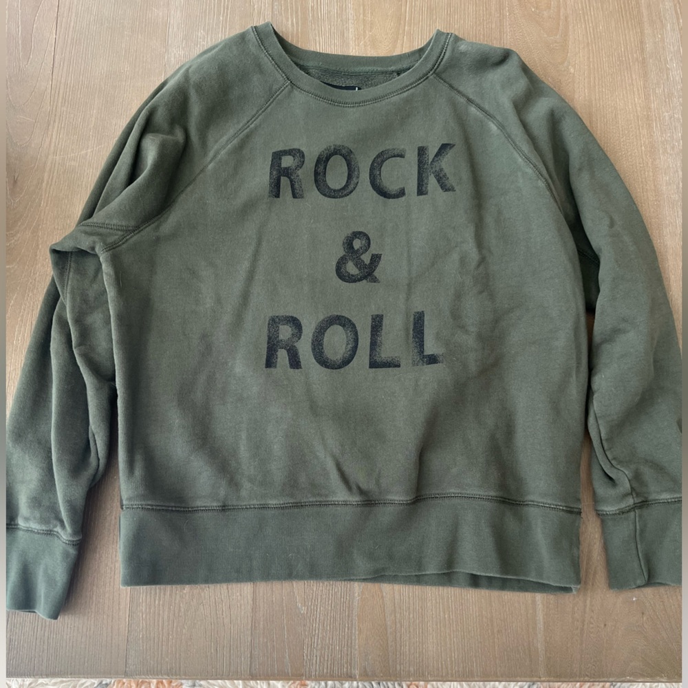 Zadig & Voltaire Olive Green Rock & Roll Sweatshirt